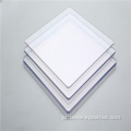 Divisória de parede de folha de policarbonato sólido transparente transparente